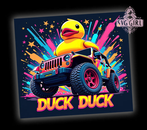 Duck Off-Road Camo 20oz Tumbler, Off-Road Tumbler, Duck Off-Road, 20oz Tumbler, Duck Lover Gift, Hunting Gift, Camo Tumbler Sublimation SvggirlplusArt 