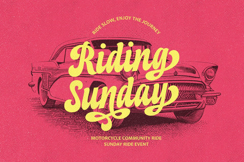 Duckin – Funky Retro Script Font Four Lines Std. 