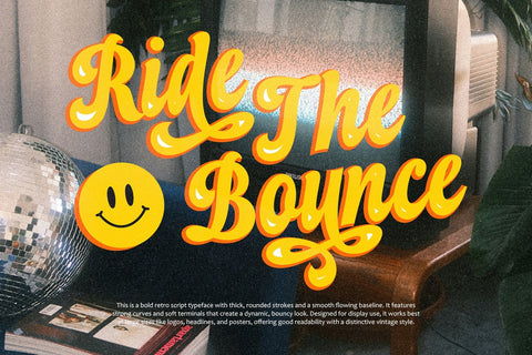 Duckin – Funky Retro Script Font Four Lines Std. 