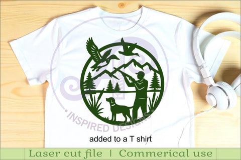 Ducking hunting wall art sign template SVG APInspireddesigns 