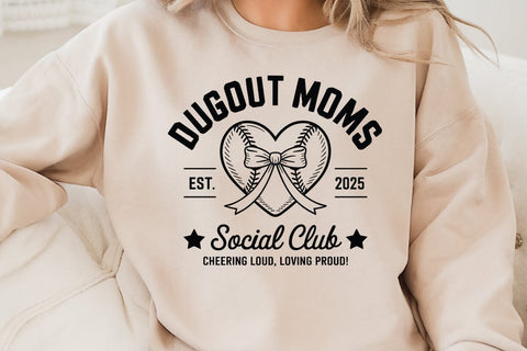 Dugout Moms Est 2025 Social SVG Angelina750 