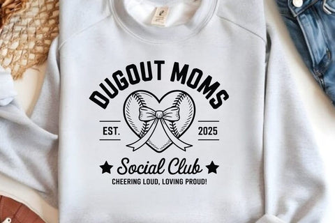 Dugout Moms Est 2025 Social SVG Angelina750 