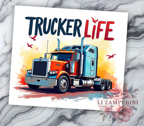 Dump Truck Tumbler, Trucker Life PNG, Construction Drinkware, Heavy Equipment Tumbler, Truck Driver Gift, Funny Dump Truck Design, Construction Worker Tumbler Sublimation Li Zamperini 