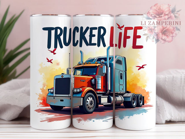 Dump Truck Tumbler, Trucker Life PNG, Construction Drinkware, Heavy Equipment Tumbler, Truck Driver Gift, Funny Dump Truck Design, Construction Worker Tumbler Sublimation Li Zamperini 