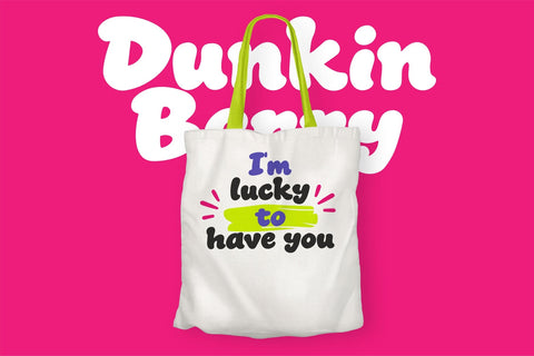 Dunkin Berry – Rounded & Chubby Display Font Font Mozzatype 