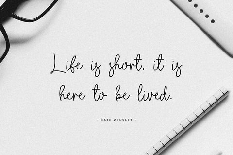 Dusky Rose Handwriting Font Font Heinzel Studio 