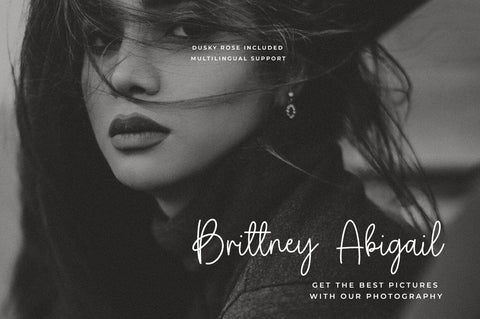 Dusky Rose Handwriting Font Font Heinzel Studio 