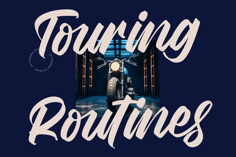 Duster Nighty - Bold Handwritten Font Font Letterena Studios 