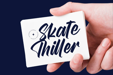 Duster Nighty - Bold Handwritten Font Font Letterena Studios 