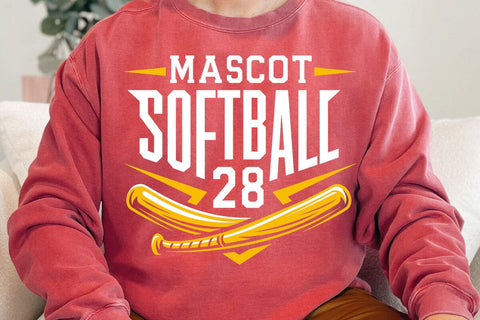 DYI customizable Softball Home Plate SVG with Custom Mascot & Player Number Font SVG DesignDestine 