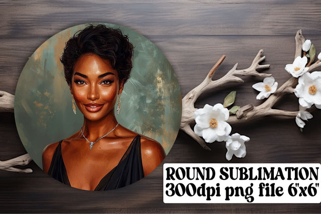 Dynamic Afro American Keychain Graphics Sublimation afrosvg 