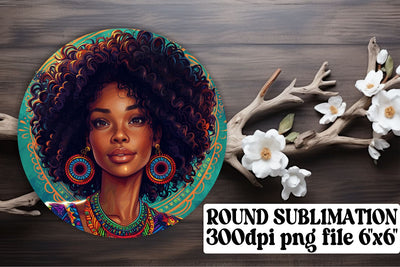 Dynamic Afro American Keychain Graphics Sublimation afrosvg 