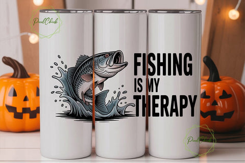 Dynamic Bass Fish Fishing Therapy PNG Sublimation PixelChick 