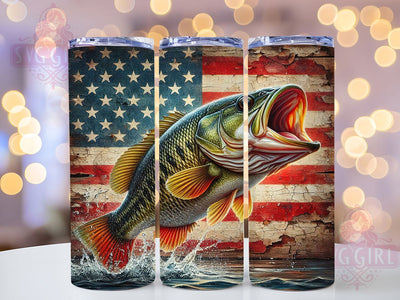 Dynamic Bass Strike 20oz Tumbler, Bass Fishing Tumbler, Dynamic Fish Mug, Strike Action Cup, Angler Drinkware Design, Sport Fishing Humor, Rustic Outdoor Style, Freshwater Catch Pattern Sublimation SvggirlplusArt 