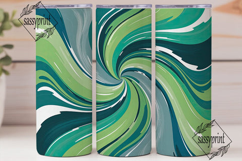 Dynamic Liquid Swirl 20oz Tumbler Wrap Sublimation sassyprint 