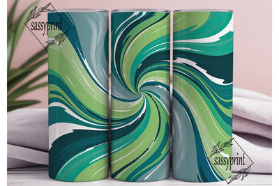 Dynamic Liquid Swirl 20oz Tumbler Wrap Sublimation sassyprint 