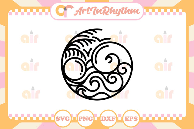 ea Waves Logo / Ocean Waves Logo SVG Artinrhythm shop 