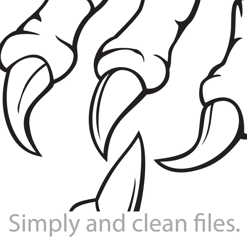 Eagle Claw. Cut Files For Cricut. Clip Art Silhouette (eps, Svg, Pdf 