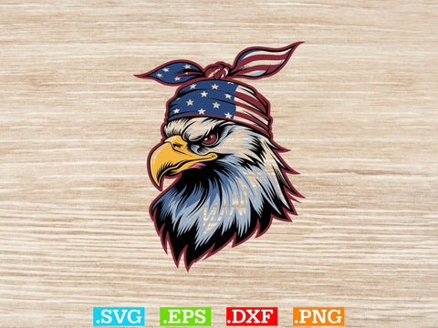 Eagle Eagle with American Flag Bundle, Usa Eagle Svg SVG Creativeart88 