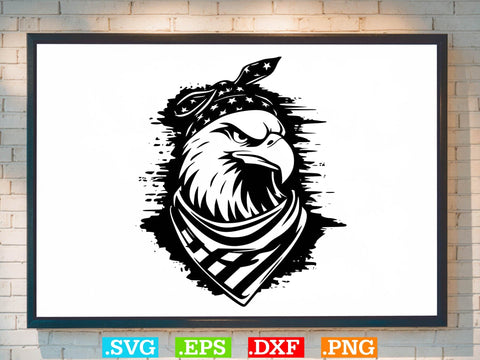 Eagle Eagle with American Flag, Usa Eagle Svg SVG Creativeart88 
