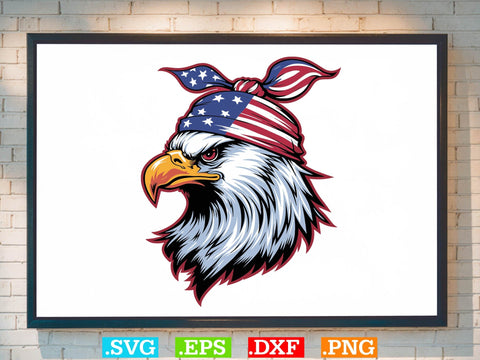 Eagle Eagle with American Flag, Usa Eagle Svg SVG Creativeart88 