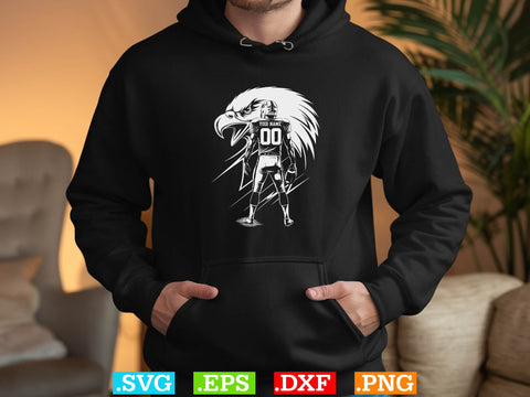 Eagle Football Player Svg Bundle, American football Svg SVG Creativeart88 