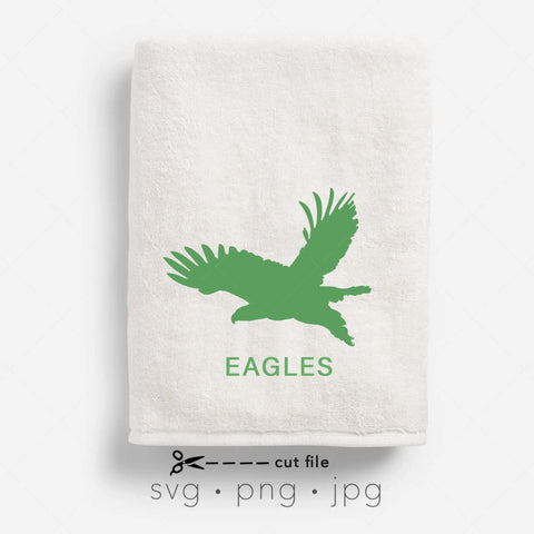 Eagle mascot and silhouette svg cut file SVG Kimberly Thomas Design 