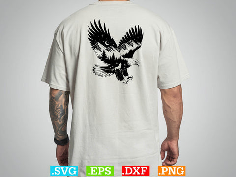Eagle Nature Scene Svg Bundle, Eagle Svg, Eagle Landscape Svg SVG Creativeart88 