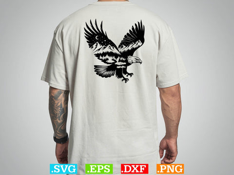 Eagle Nature Scene Svg Bundle, Eagle Svg, Eagle Landscape Svg SVG Creativeart88 