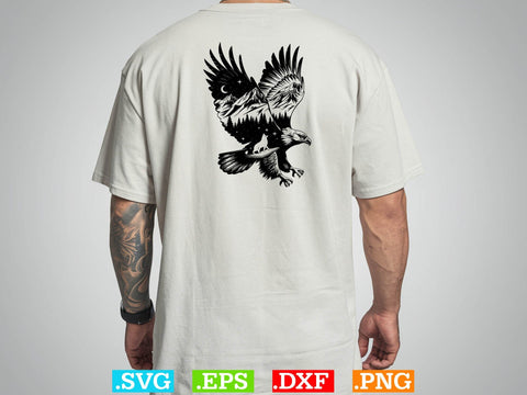Eagle Nature Scene Svg Bundle, Eagle Svg, Eagle Landscape Svg SVG Creativeart88 