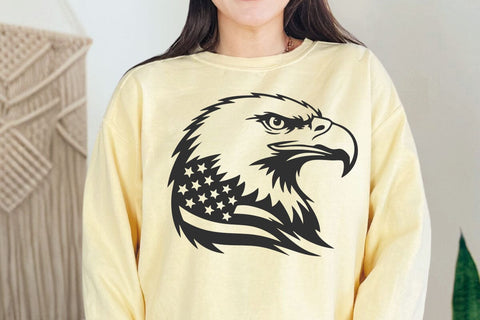 Eagle with USA Flag Svg, Patriotic 4th of July eagle Svg SVG DesignDestine 