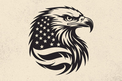 Eagle with USA Flag Svg, Patriotic 4th of July eagle Svg SVG DesignDestine 
