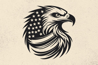 Eagle with USA Flag Svg, Patriotic 4th of July eagle Svg SVG DesignDestine 