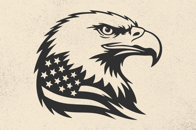 Eagle with USA Flag Svg, Patriotic 4th of July eagle Svg SVG DesignDestine 