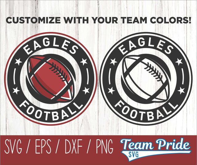 Eagles Football SVG Digital Download Printable - SVG, EPS, DXF, PNG 5 SVG Team Pride SVG 