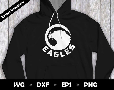 Eagles SVG Cut File, Eagles logo SVG Design, Eagles Football Mascot, T-Shirt Sublimation Design Png SVG Arthur Arellano 