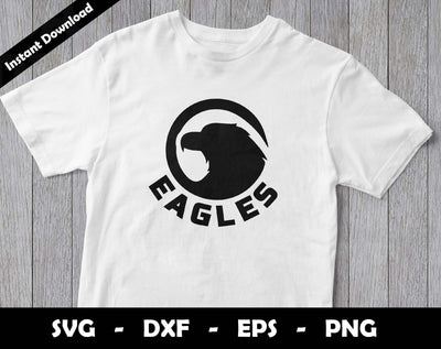 Eagles SVG Cut File, Eagles logo SVG Design, Eagles Football Mascot, T-Shirt Sublimation Design Png SVG Arthur Arellano 