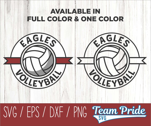 Eagles Volleyball SVG Digital Download Printable - SVG, EPS, DXF, PNG SVG Team Pride SVG 
