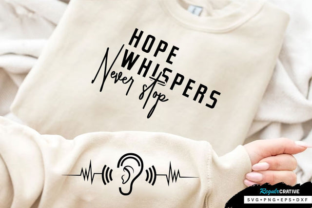 Ear Symbol Sleeve SVG Design, Inspirational sleeve SVG, Motivational Sleeve SVG Design, Positive Sleeve SVG SVG Regulrcrative 