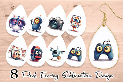 Earring Cyber Monday Craze Sublimation artnoy 