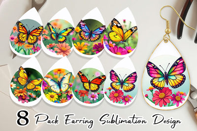 Earring Deep Forest Sublimation artnoy 