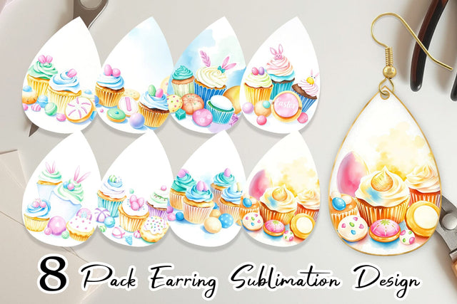 Earring Easter Treats Sublimation artnoy 