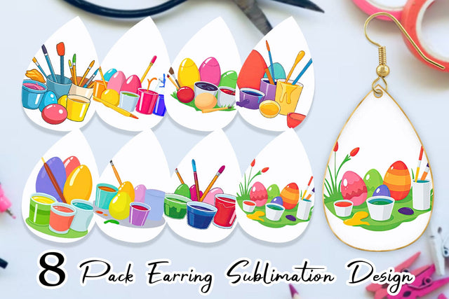 Earring Egg Dye Kit Sublimation artnoy 