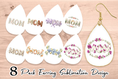 Earring Elegant Lemon MOM Mediterranean Sublimation artnoy 