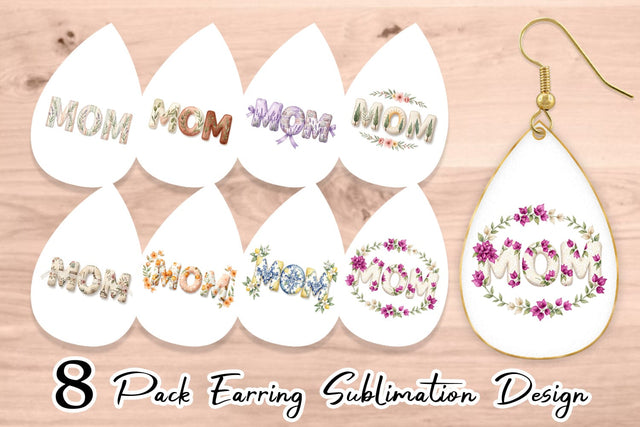 Earring Elegant Lemon MOM Mediterranean Sublimation artnoy 