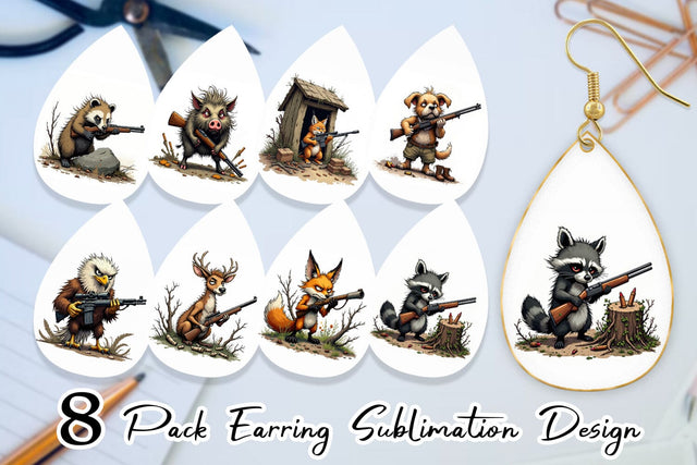 Earring Hunter Havoc Sublimation artnoy 