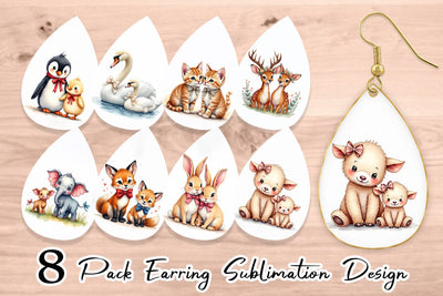 Earring Kindred Ribbons Sublimation artnoy 