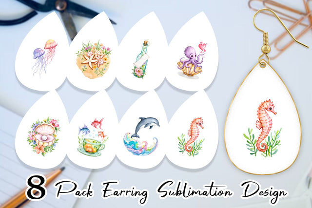 Earring Ocean Dreams Sublimation artnoy 
