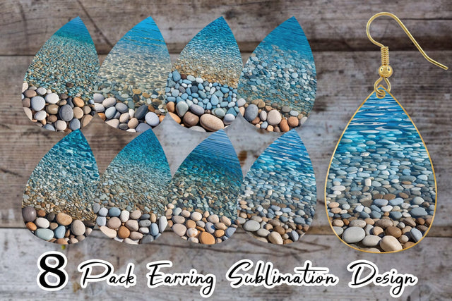 Earring Pebbles and Water Sublimation artnoy 