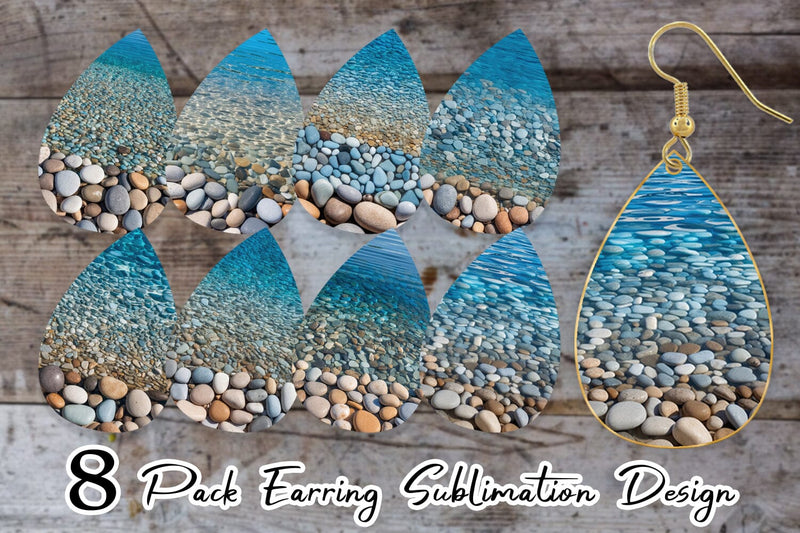 Earring Pebbles and Water Sublimation artnoy 